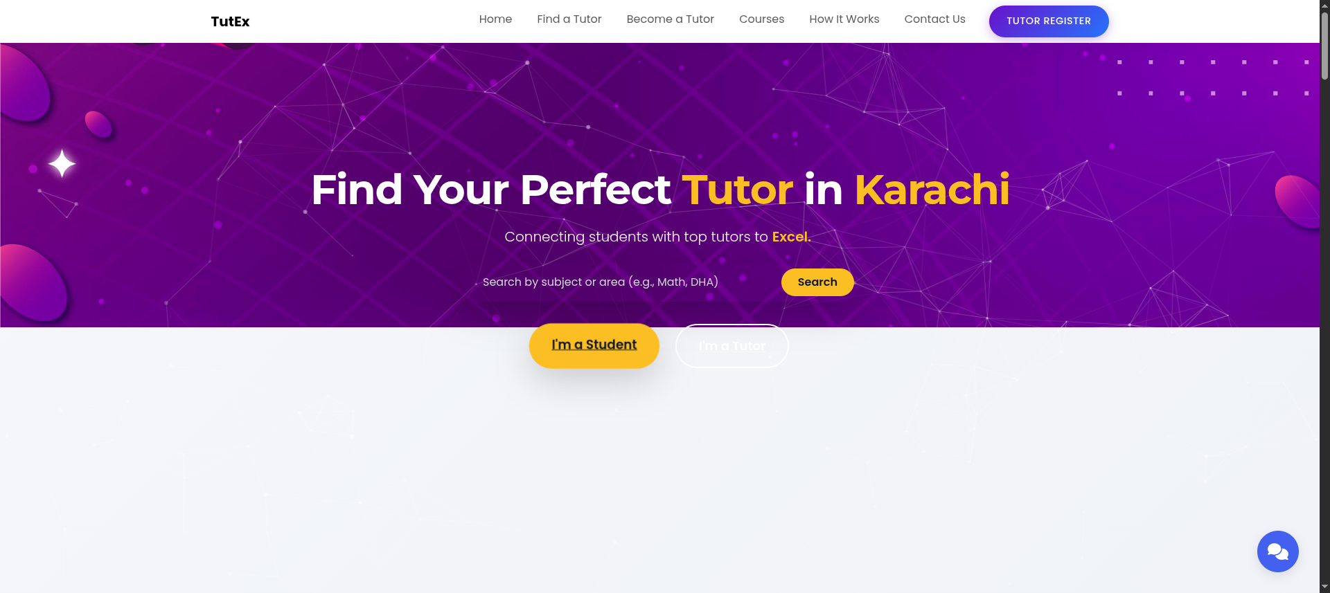 EdTech Platform Interface